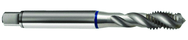 1/4-20 2B 3-Flute Cobalt Blue Ring Semi-Bottoming 40 degree Spiral Flute Tap-Bright - Industrial Tool & Supply