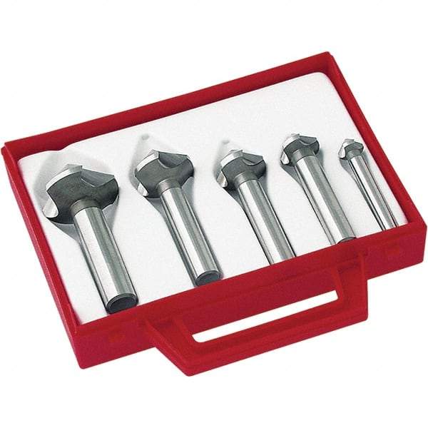 Magafor - 16.5mm Head Diam, 25/64" Shank Diam, 90° Cobalt Countersink - 2-3/8" OAL, Single End, Straight Shank, Right Hand Cut - Industrial Tool & Supply