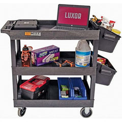 Luxor - Carts Type: Utility Cart Load Capacity (Lb.): 400 - Industrial Tool & Supply