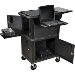 Luxor - Mobile Work Centers Type: Pull-Out Tray Shelf Storage Cabinet Load Capacity (Lb.): 300 - Industrial Tool & Supply