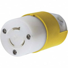 Hubbell Wiring Device-Kellems - 250V 15A NEMA L6-15R Marine Twist Lock Connector - Industrial Tool & Supply