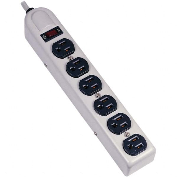 Hubbell Wiring Device-Kellems - Power Outlet Strips Amperage: 15 Voltage: 125 V - Industrial Tool & Supply