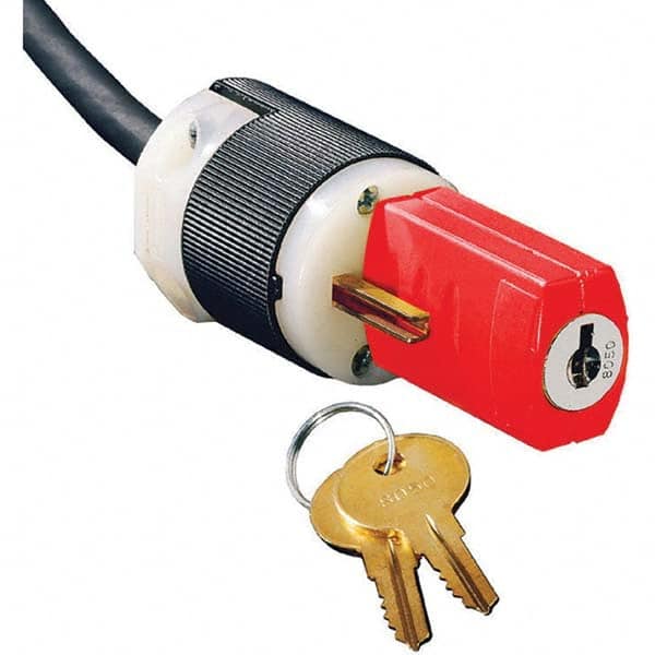 Hubbell Wiring Device-Kellems - Electrical Equipment Lockouts Type: Plug Lockout Maximum Cord Diameter (Decimal Inch): 0 - Industrial Tool & Supply