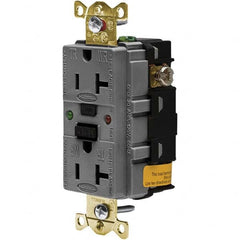 Hubbell Wiring Device-Kellems - GFCI Receptacles Grade: Industrial Color: Gray - Industrial Tool & Supply