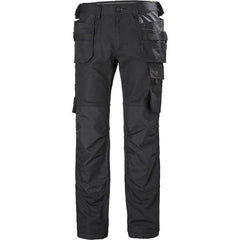 Helly Hansen - Black Cotton Polyester Elastane General Purpose Pants - Industrial Tool & Supply