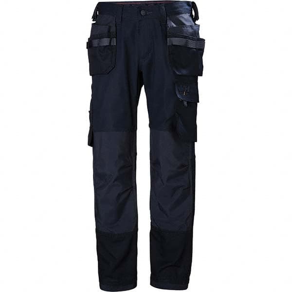 Helly Hansen - Navy Cotton Polyester Elastane General Purpose Pants - Industrial Tool & Supply