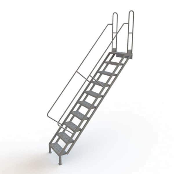 TRI-ARC - Rolling & Wall Mounted Ladders & Platforms Type: Stairway Slope Ladder Style: Stair Unit - Industrial Tool & Supply