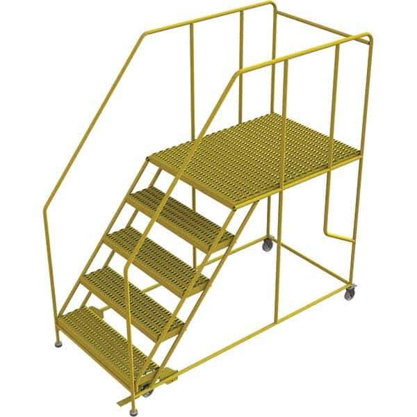 TRI-ARC - Rolling & Wall Mounted Ladders & Platforms Type: Rolling Work Platform Style: Steel Work Platform - Industrial Tool & Supply