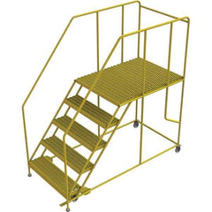 TRI-ARC - Rolling & Wall Mounted Ladders & Platforms Type: Rolling Work Platform Style: Steel Work Platform - Industrial Tool & Supply