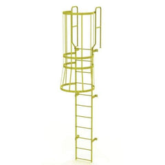 TRI-ARC - Rolling & Wall Mounted Ladders & Platforms Type: Fixed Ladder Style: Safety Cage - Industrial Tool & Supply