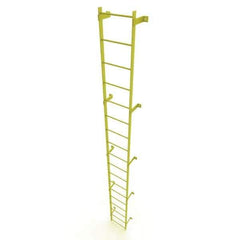 TRI-ARC - Rolling & Wall Mounted Ladders & Platforms Type: Fixed Ladder Style: Safety Cage - Industrial Tool & Supply