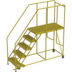 TRI-ARC - Rolling & Wall Mounted Ladders & Platforms Type: Rolling Work Platform Style: Steel Work Platform - Industrial Tool & Supply