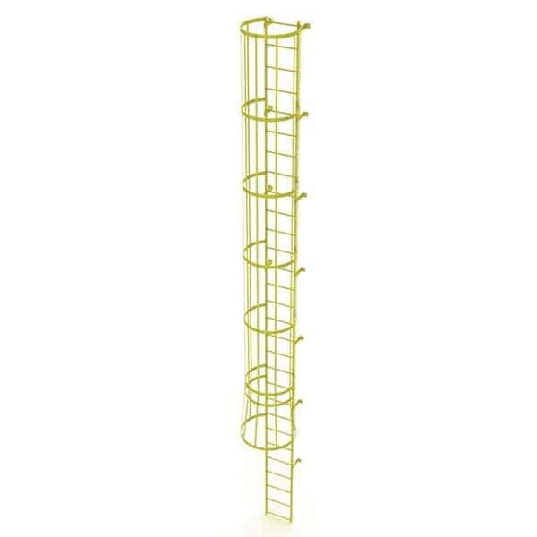 TRI-ARC - Rolling & Wall Mounted Ladders & Platforms Type: Fixed Ladder Style: Safety Cage - Industrial Tool & Supply