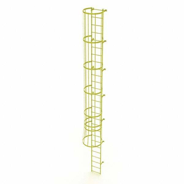 TRI-ARC - Rolling & Wall Mounted Ladders & Platforms Type: Fixed Ladder Style: Safety Cage - Industrial Tool & Supply
