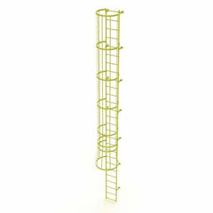 TRI-ARC - Rolling & Wall Mounted Ladders & Platforms Type: Fixed Ladder Style: Safety Cage - Industrial Tool & Supply