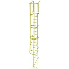 TRI-ARC - Rolling & Wall Mounted Ladders & Platforms Type: Fixed Ladder Style: Safety Cage - Industrial Tool & Supply