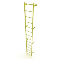 TRI-ARC - Rolling & Wall Mounted Ladders & Platforms Type: Fixed Ladder Style: Safety Cage - Industrial Tool & Supply