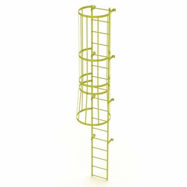 TRI-ARC - Rolling & Wall Mounted Ladders & Platforms Type: Fixed Ladder Style: Safety Cage - Industrial Tool & Supply