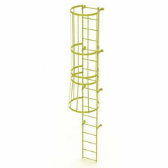 TRI-ARC - Rolling & Wall Mounted Ladders & Platforms Type: Fixed Ladder Style: Safety Cage - Industrial Tool & Supply
