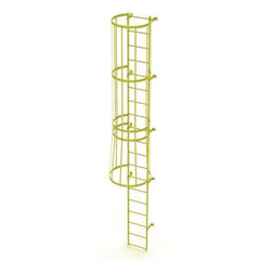 TRI-ARC - Rolling & Wall Mounted Ladders & Platforms Type: Fixed Ladder Style: Safety Cage - Industrial Tool & Supply