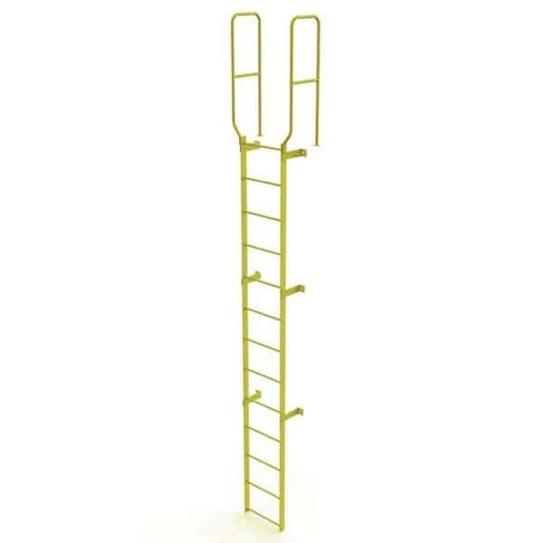 TRI-ARC - Rolling & Wall Mounted Ladders & Platforms Type: Fixed Ladder Style: Safety Cage - Industrial Tool & Supply