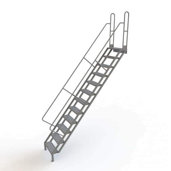 TRI-ARC - Rolling & Wall Mounted Ladders & Platforms Type: Stairway Slope Ladder Style: Stair Unit - Industrial Tool & Supply