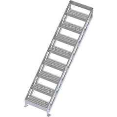 TRI-ARC - Rolling & Wall Mounted Ladders & Platforms Type: Ladder Style: Stair Unit - Industrial Tool & Supply