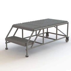 TRI-ARC - Rolling & Wall Mounted Ladders & Platforms Type: Rolling Work Platform Style: Steel Work Platform - Industrial Tool & Supply