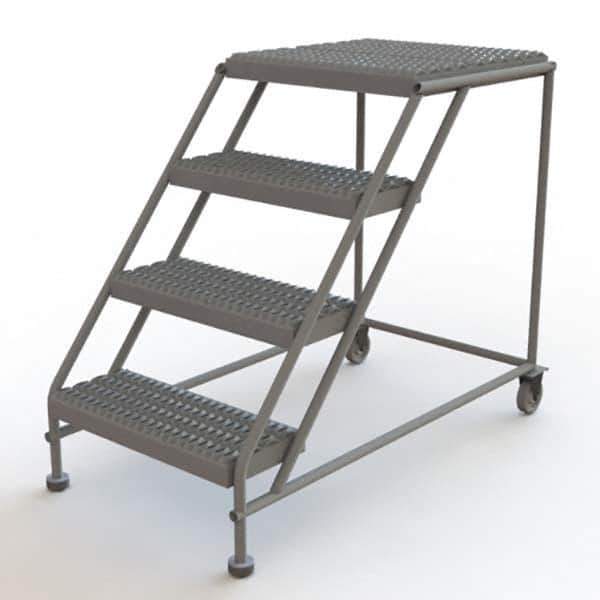 TRI-ARC - Rolling & Wall Mounted Ladders & Platforms Type: Rolling Work Platform Style: Steel Work Platform - Industrial Tool & Supply