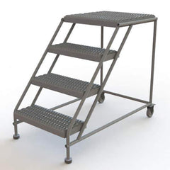 TRI-ARC - Rolling & Wall Mounted Ladders & Platforms Type: Rolling Work Platform Style: Steel Work Platform - Industrial Tool & Supply
