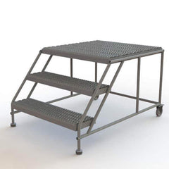 TRI-ARC - Rolling & Wall Mounted Ladders & Platforms Type: Rolling Work Platform Style: Steel Work Platform - Industrial Tool & Supply