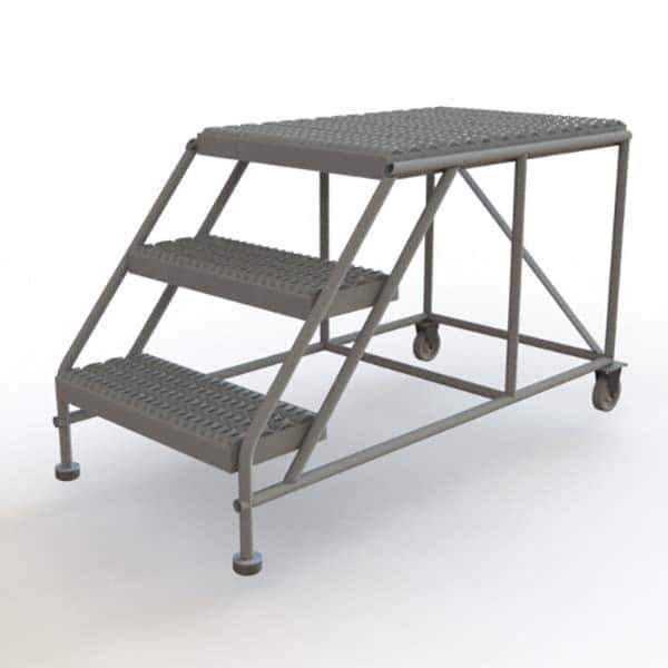 TRI-ARC - Rolling & Wall Mounted Ladders & Platforms Type: Rolling Work Platform Style: Steel Work Platform - Industrial Tool & Supply