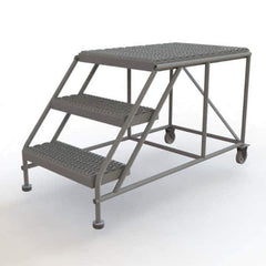 TRI-ARC - Rolling & Wall Mounted Ladders & Platforms Type: Rolling Work Platform Style: Steel Work Platform - Industrial Tool & Supply