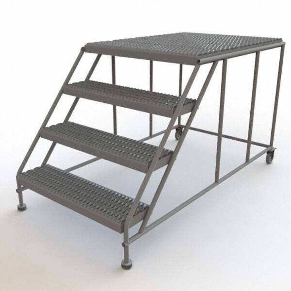 TRI-ARC - Rolling & Wall Mounted Ladders & Platforms Type: Rolling Work Platform Style: Steel Work Platform - Industrial Tool & Supply