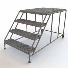 TRI-ARC - Rolling & Wall Mounted Ladders & Platforms Type: Rolling Work Platform Style: Steel Work Platform - Industrial Tool & Supply