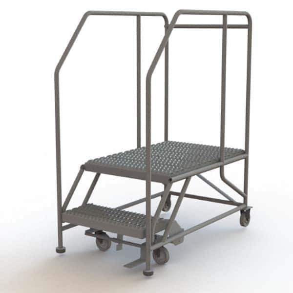 TRI-ARC - Rolling & Wall Mounted Ladders & Platforms Type: Rolling Work Platform Style: Steel Work Platform - Industrial Tool & Supply
