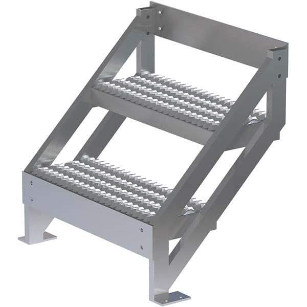TRI-ARC - Rolling & Wall Mounted Ladders & Platforms Type: Ladder Style: Stair Unit - Industrial Tool & Supply