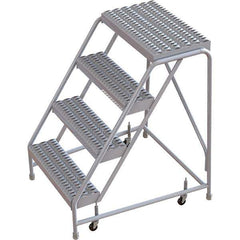 TRI-ARC - Rolling & Wall Mounted Ladders & Platforms Type: Rolling Warehouse Ladder Style: Rolling Safety Ladder - Industrial Tool & Supply