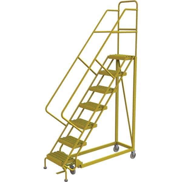 TRI-ARC - Rolling & Wall Mounted Ladders & Platforms Type: Stairway Slope Ladder Style: Forward Descent 50 Degree Incline - Industrial Tool & Supply