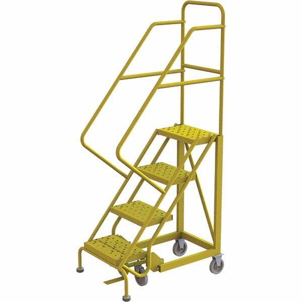 TRI-ARC - Rolling & Wall Mounted Ladders & Platforms Type: Stairway Slope Ladder Style: Forward Descent 50 Degree Incline - Industrial Tool & Supply