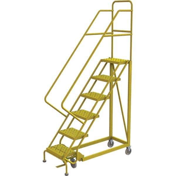 TRI-ARC - Rolling & Wall Mounted Ladders & Platforms Type: Stairway Slope Ladder Style: Forward Descent 50 Degree Incline - Industrial Tool & Supply