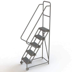 TRI-ARC - Rolling & Wall Mounted Ladders & Platforms Type: TiltNRoll Rolling Ladder Style: Tilt & Roll Safety Ladder - Industrial Tool & Supply