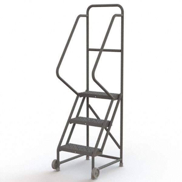 TRI-ARC - Rolling & Wall Mounted Ladders & Platforms Type: TiltNRoll Rolling Ladder Style: Tilt & Roll Safety Ladder - Industrial Tool & Supply