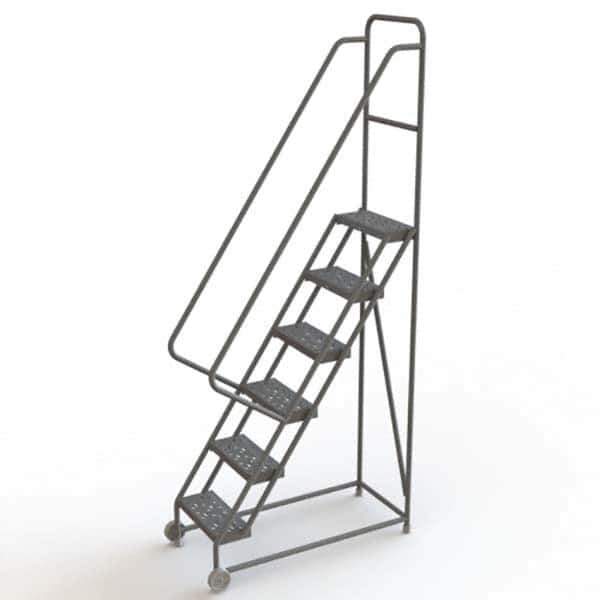 TRI-ARC - Rolling & Wall Mounted Ladders & Platforms Type: TiltNRoll Rolling Ladder Style: Tilt & Roll Safety Ladder - Industrial Tool & Supply