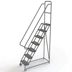 TRI-ARC - Rolling & Wall Mounted Ladders & Platforms Type: TiltNRoll Rolling Ladder Style: Tilt & Roll Safety Ladder - Industrial Tool & Supply