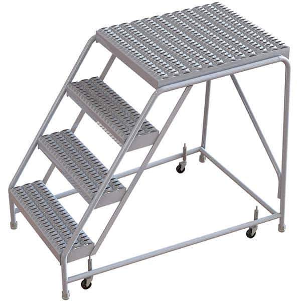 TRI-ARC - Rolling & Wall Mounted Ladders & Platforms Type: Rolling Warehouse Ladder Style: Rolling Safety Ladder - Industrial Tool & Supply