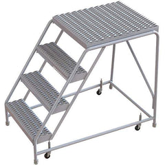 TRI-ARC - Rolling & Wall Mounted Ladders & Platforms Type: Rolling Warehouse Ladder Style: Rolling Safety Ladder - Industrial Tool & Supply