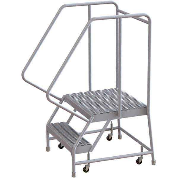 TRI-ARC - Rolling & Wall Mounted Ladders & Platforms Type: Rolling Warehouse Ladder Style: Rolling Safety Ladder - Industrial Tool & Supply