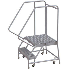 TRI-ARC - Rolling & Wall Mounted Ladders & Platforms Type: Rolling Warehouse Ladder Style: Rolling Safety Ladder - Industrial Tool & Supply