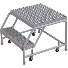 TRI-ARC - Rolling & Wall Mounted Ladders & Platforms Type: Rolling Warehouse Ladder Style: Rolling Safety Ladder - Industrial Tool & Supply